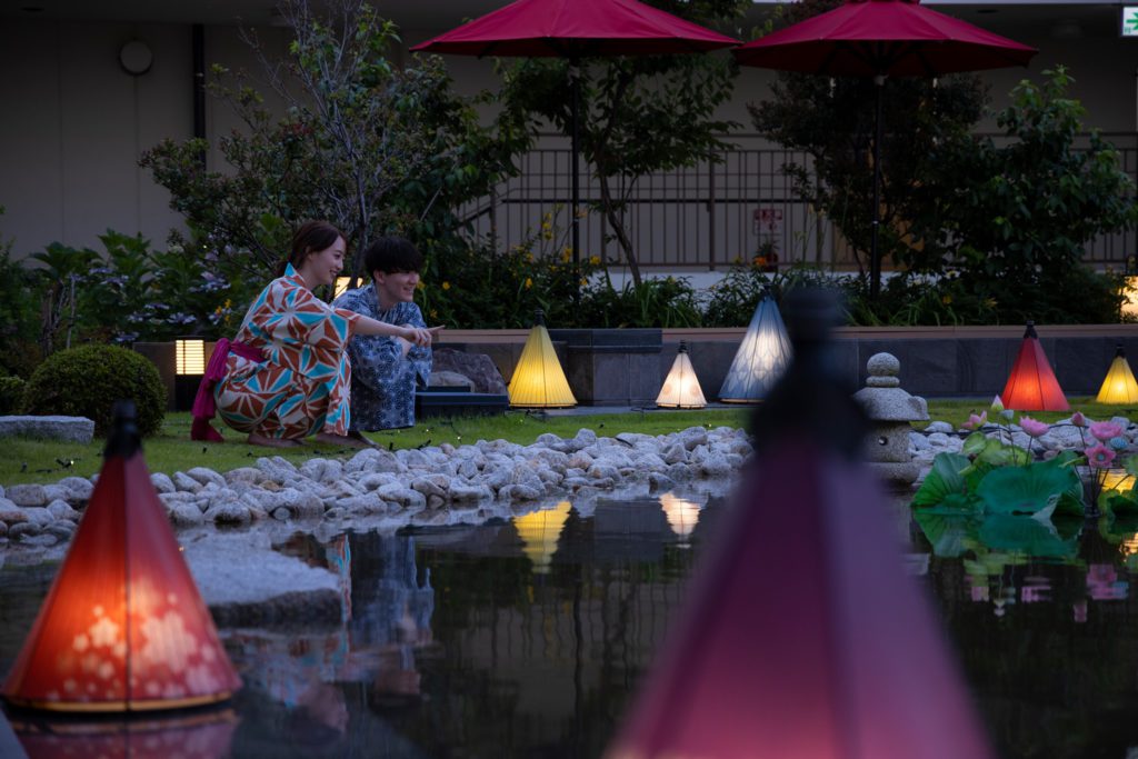 Solaniwa Onsen located at Osaka Bay Tower.