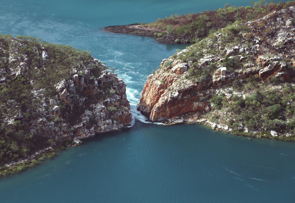 Horizontal Falls in Western Australia