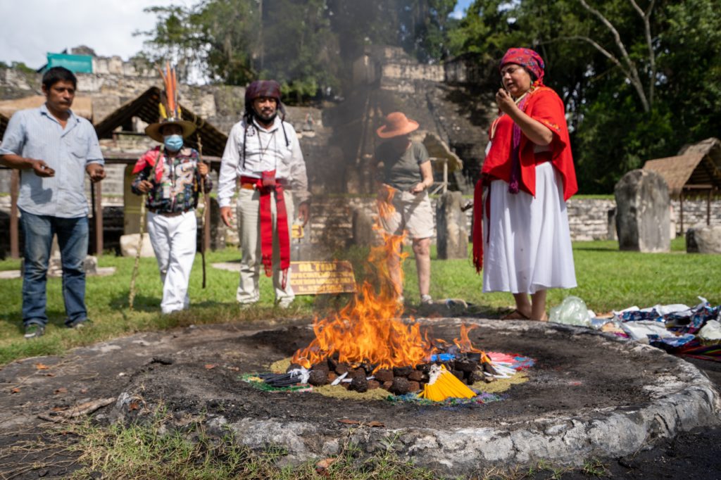 Witness a sacred Mayan fire ceremony