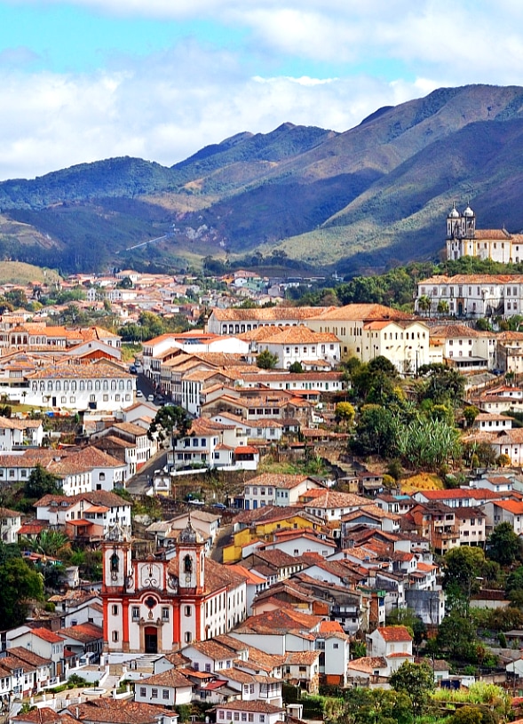 Wander the tucked-away colonial gold rush town of Ouro Preto