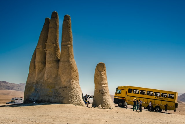 See the bizarre Hand of the Desert sculpture