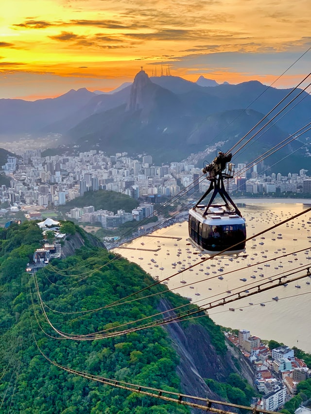 Ride the iconic Sugarloaf Mountain cable car