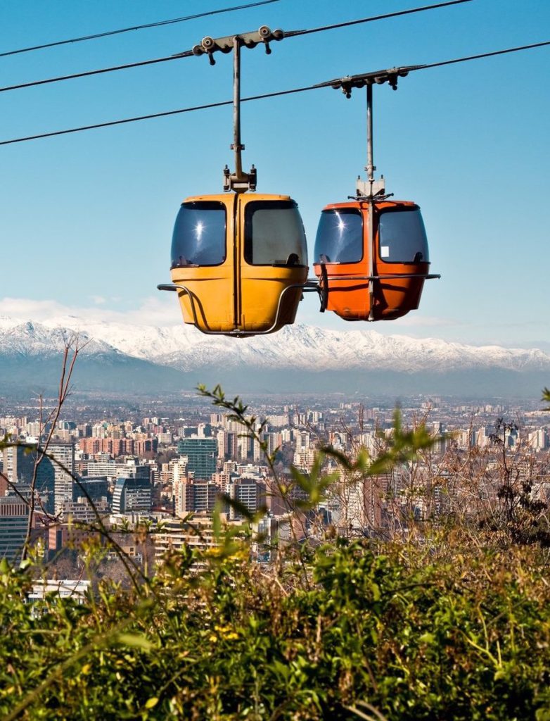 Ride the Santiago Cable Car in Chile’s capital city for epic views
