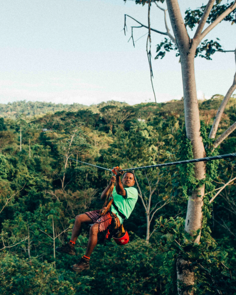 Go ziplining from the treetops