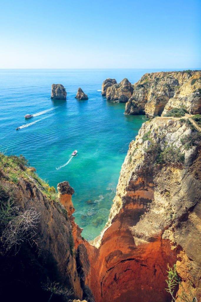 Hop on a boat and discover Ponta Da Piedade