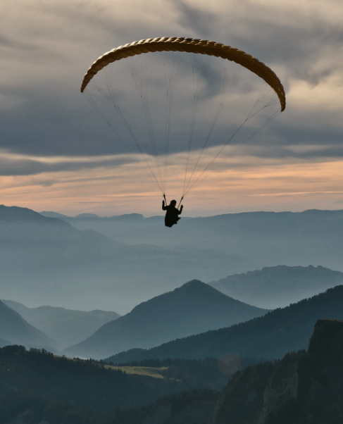Take to the skies on a paragliding adventure