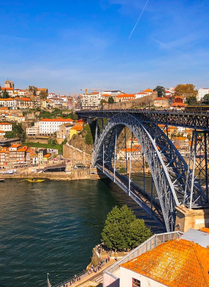 Walk around charming Porto and cross the Dom Luís I Bridge