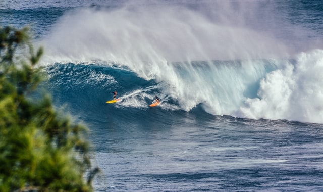Surf the biggest waves in the world at Nazare