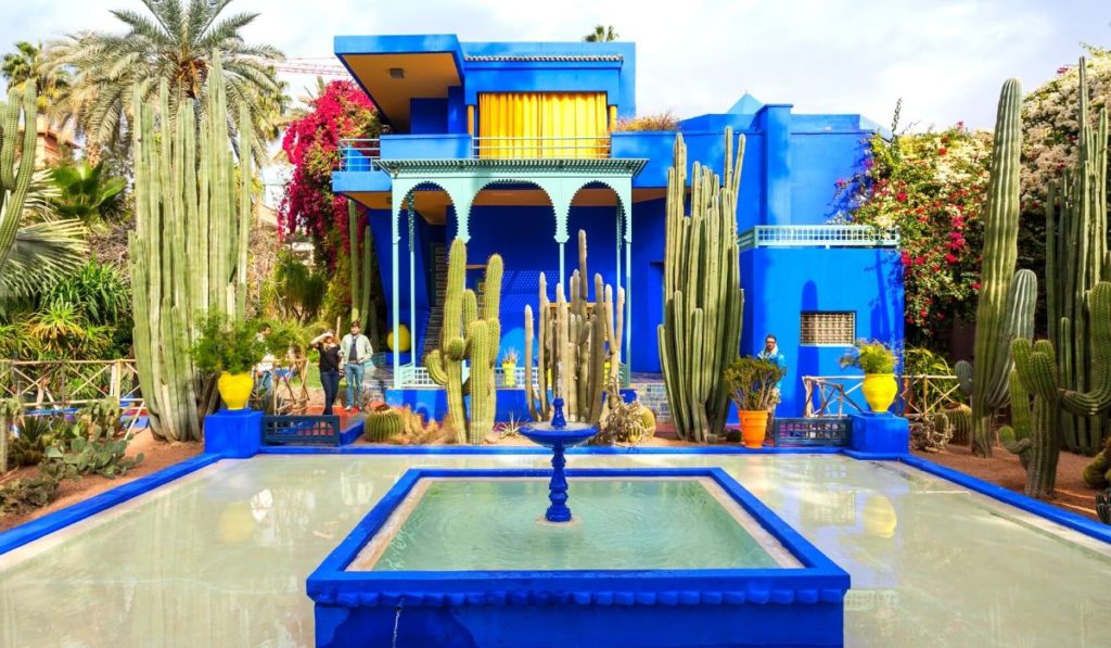 The botanical gardens of Majorelle