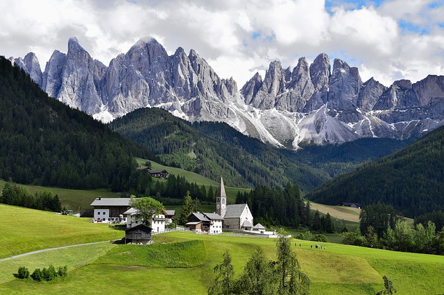 The Dolomite Mountains
