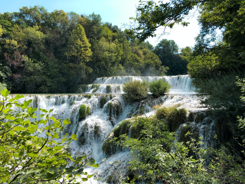 Waterfall in Krka National Park