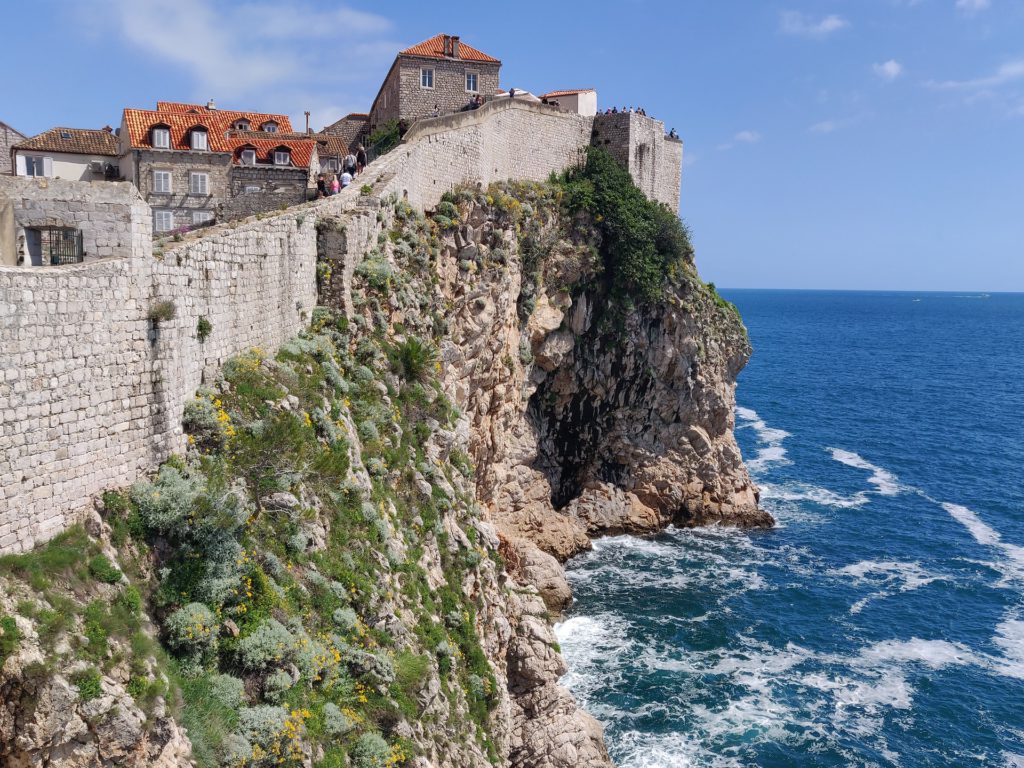 Port wall in Croatia