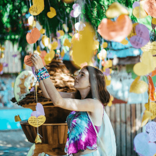 Girl at Shambhala Music Festival