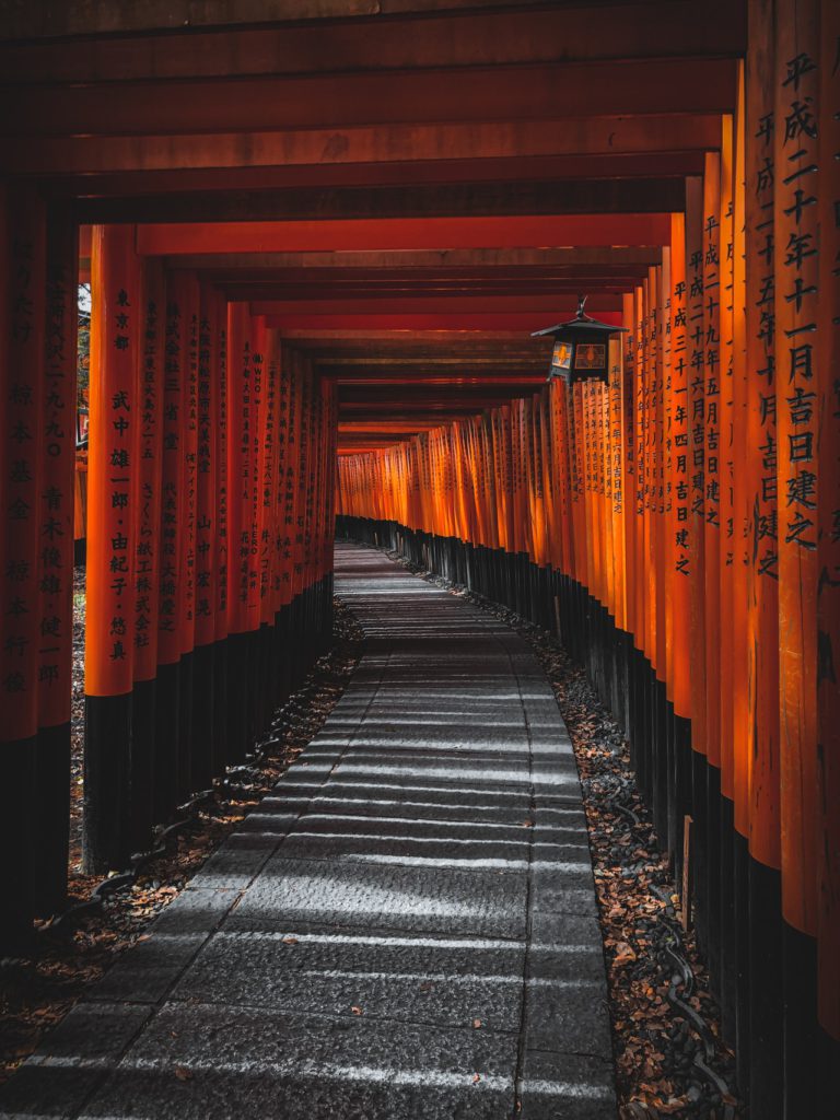 Walk through the torii gates of Fushimi Inari Taisha