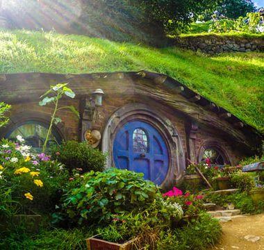 Hobbiton movie set, New Zealand