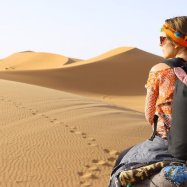 Solo female in Sahara Desert