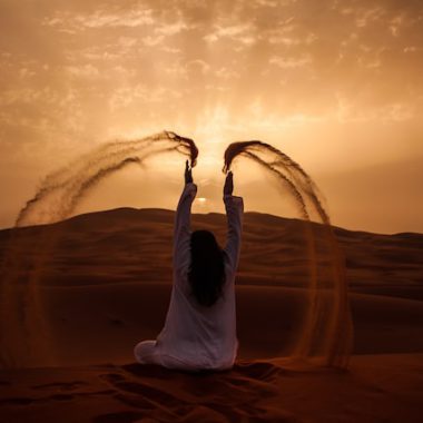 Sunset in Merzouga Desert