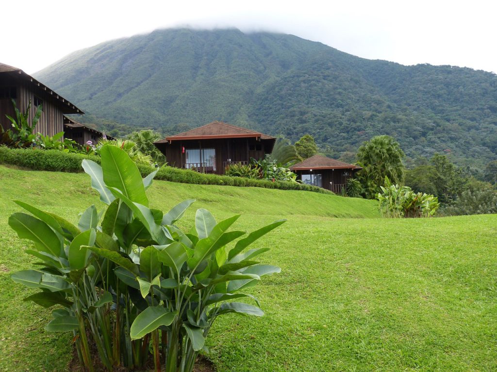 Lodging near the Arenal Volcano