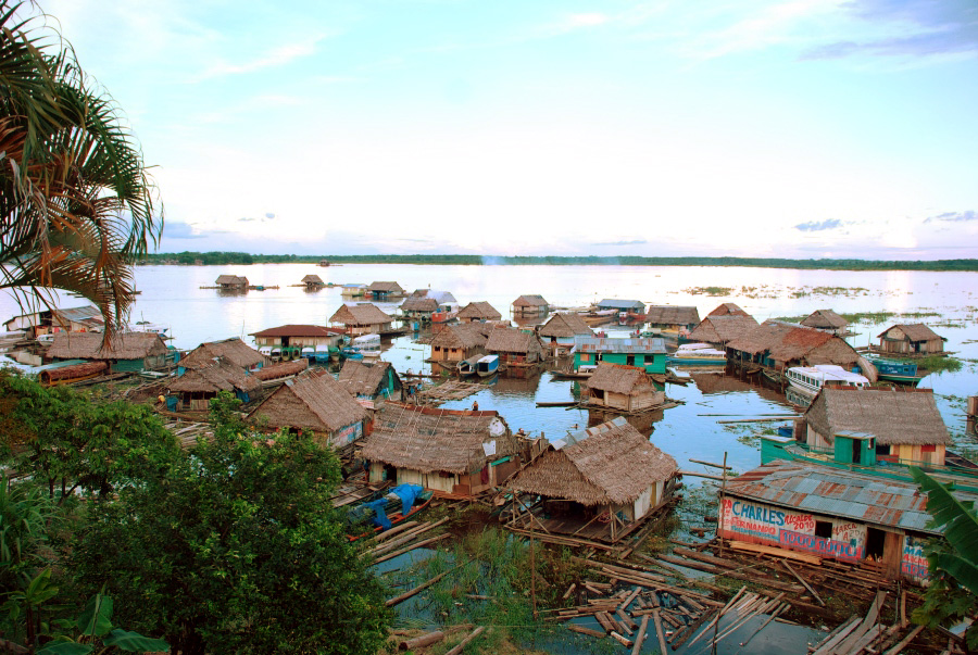 Amazonas floating village, Iquitos