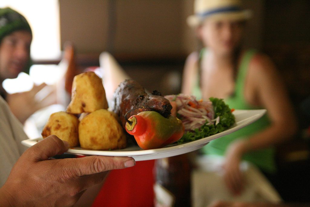 Cuy prepared in Peru