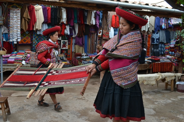 Weaving in the Sacred Valley, Peru