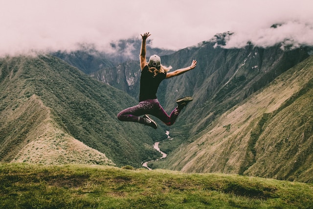 Woman on Inca Trail