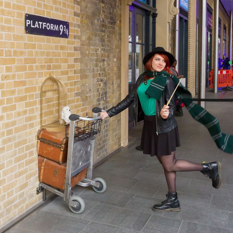 Platform 9 3/4 in England