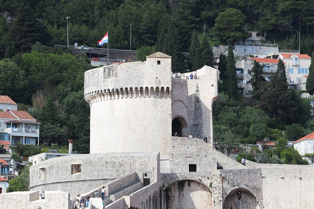 Minčeta Tower in Dubrovnik, Croatia
