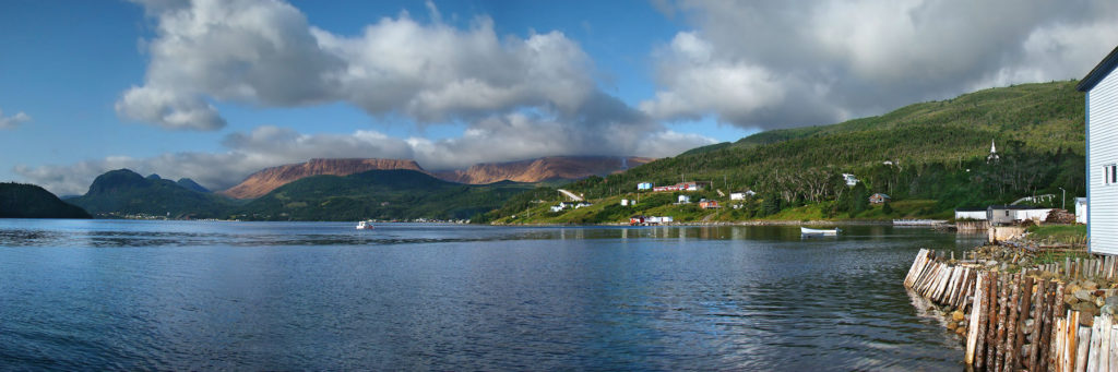 View of Bonne Bay in Newfoundland