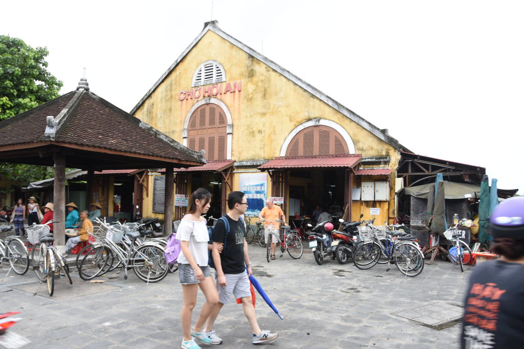 Outside Central Market in Hoi An