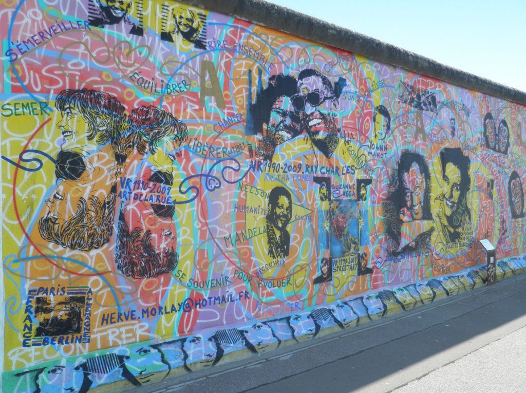 East Side Gallery in Berlin, Germany