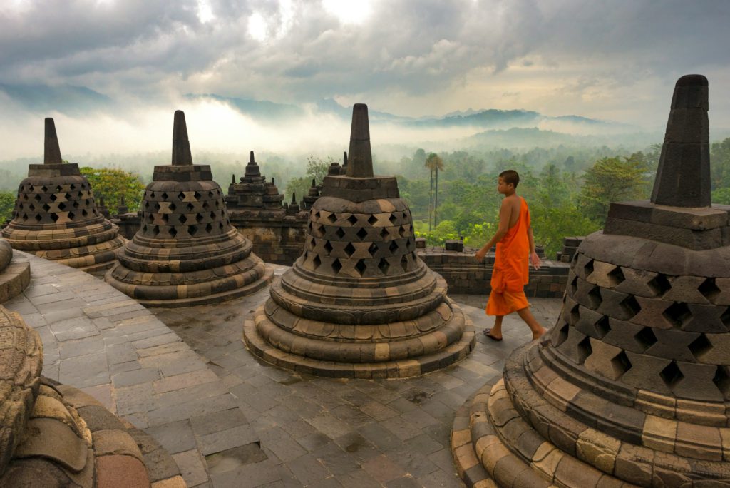 Borobundur Temple in Indonesia