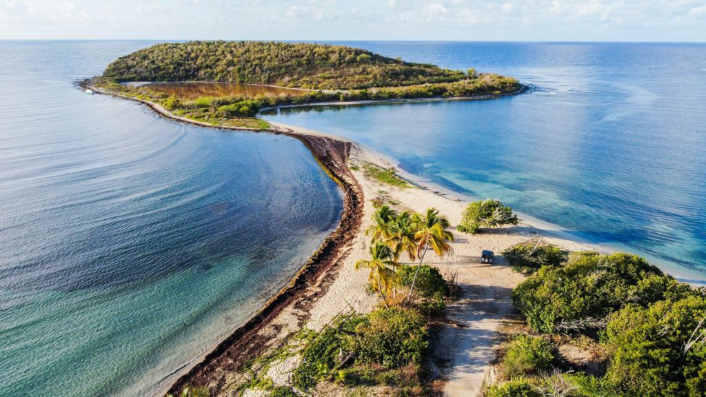 Landscape of Vieques, Puerto Rico