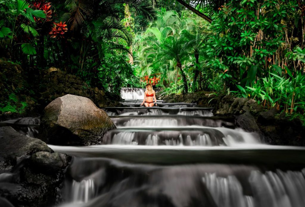 Costa Rica rainforest hot springs