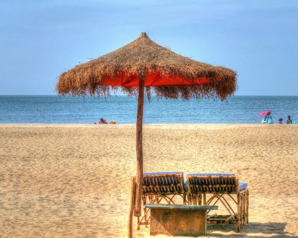 Patnem Beach in Goa, India