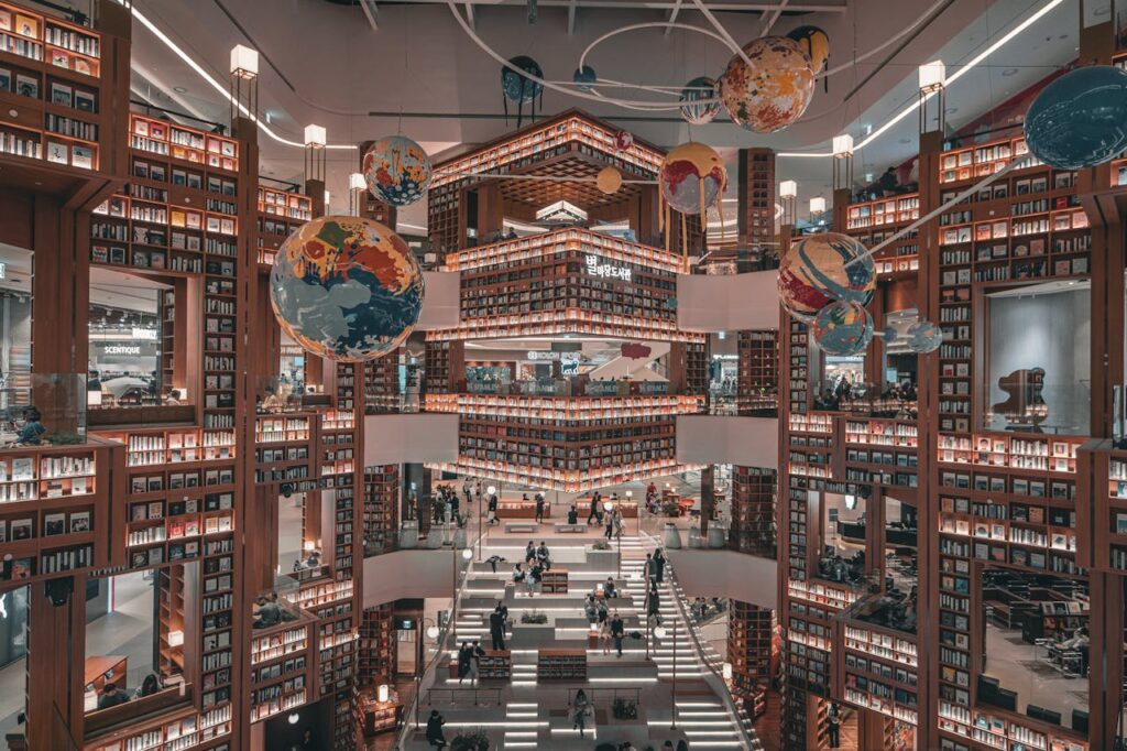 Starfield Library in Seoul, South Korea