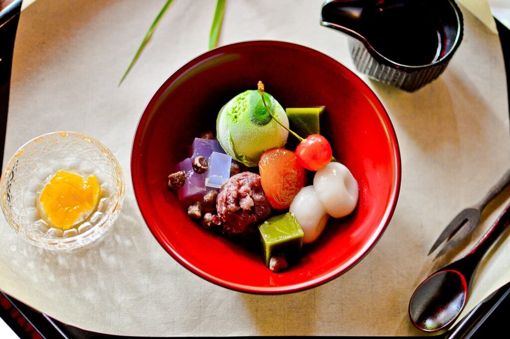 Anmitsu - Japanese food