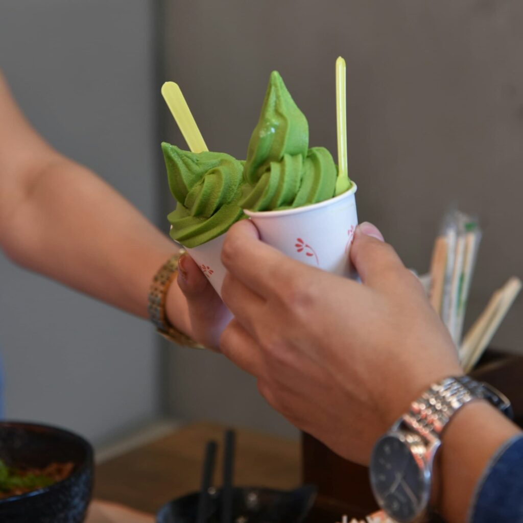 Matcha ice cream