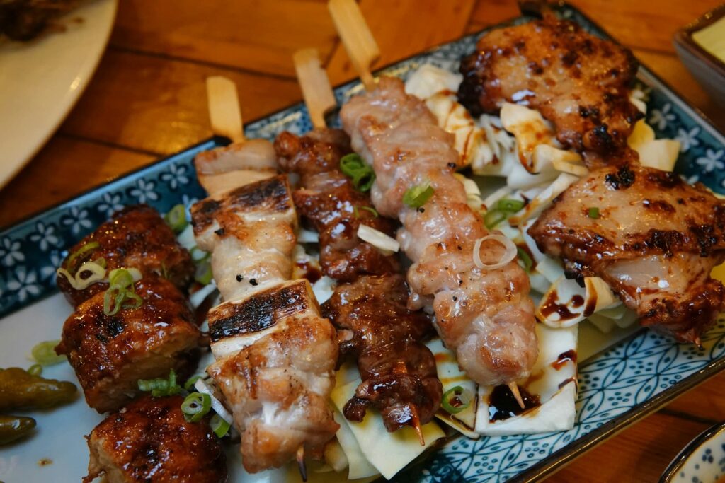 Yakitori skewers - Japanese food