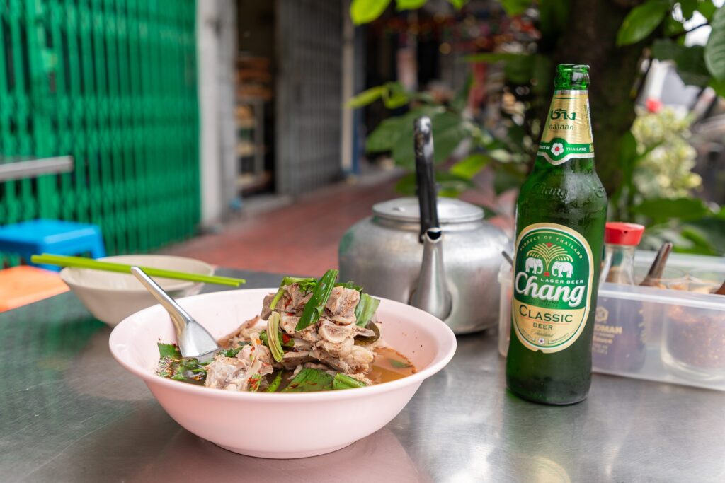 Spicy pork bone soup (leng zabb) — Thai food