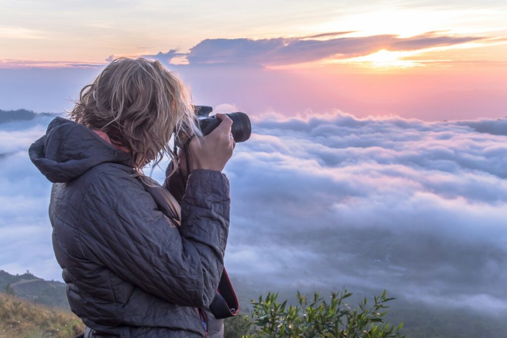 Mount Batur at sunrise - photography