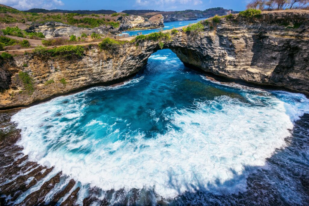 Broken Beach in Nusa Penida, Bali